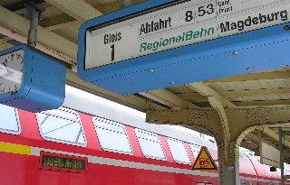Magdeburg ?? Dieser Zug fährt angeblich nach Magdeburg