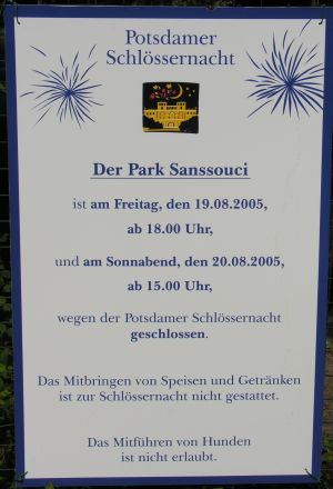 Wehe Sie bringen Speisen oder Getr�nke mit !!!
