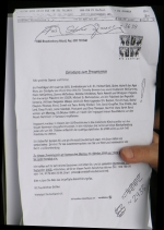 Das Fax zur Einladung zum Pressetermin