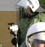 Polizei&uuml;berwachung bei Nazi-Demo in Potsdam