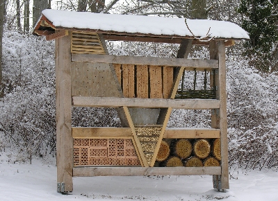 Insektenhotel im Botanischen Garten in Potsdam
