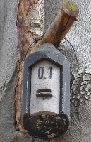 Fledermauskasten aus Beton