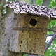 060619- Nistkasten mit Dacheindeckung aus Baumrinde