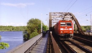 185186 vor Potdam Pirschheide Br&uuml;cke Templiner See