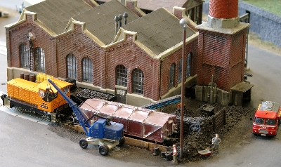 Fabrik im Modell