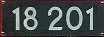 Lokschild 18201