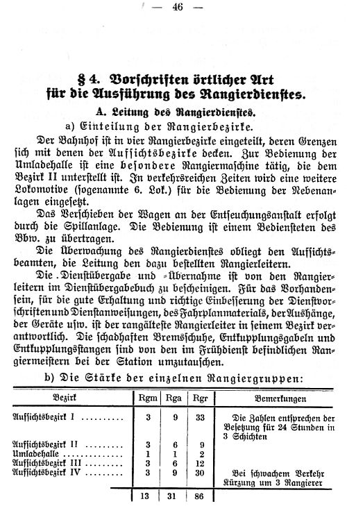 Bahnhofsdienstanweisung Wustermark Vbf 1927