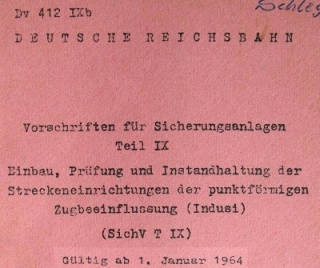 Dienstvorschrift 412 Deutsche Reichsbahn
