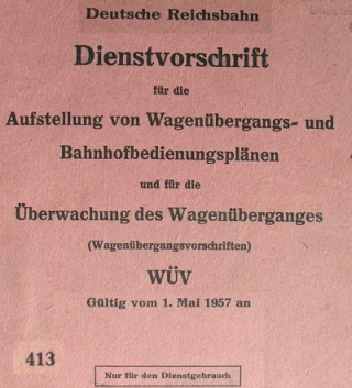 Dienstvorschrift 413 Deutsche Reichsbahn