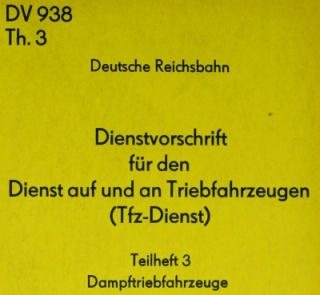 Dienstvorschrift 938 Handverschl&uuml;sse
