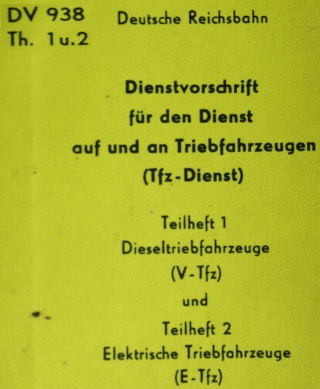 Dienstvorschrift 938 Handverschl&uuml;sse