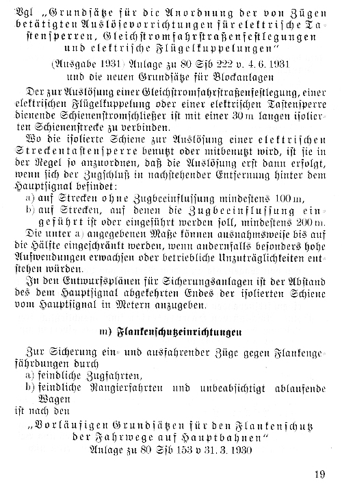 Bestimmungen f&uuml;r das Entwerfen von Sicherungsanlagen