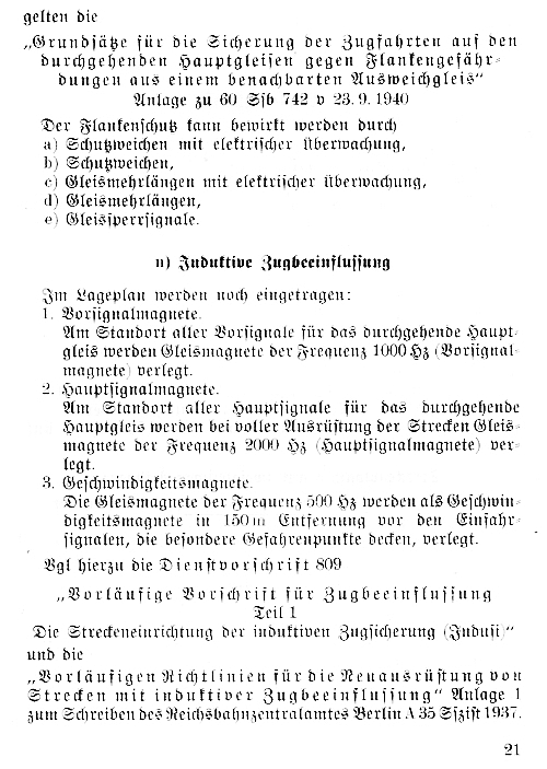 Bestimmungen f&uuml;r das Entwerfen von Sicherungsanlagen