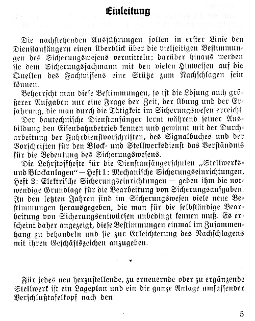 Bestimmungen f&uuml;r das Entwerfen von Sicherungsanlagen