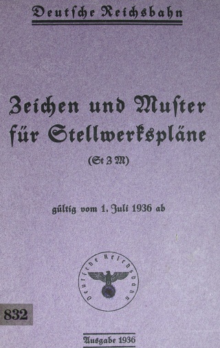 Dienstvorschrift 832Deutsche Reichsbahn, Fahrkartenmustersammlung f&uuml;r das Zugbegleitpersonal