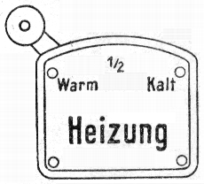 Heizung warm kalt