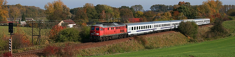 233 264-1 am EC446 zwischen Trebnitz und M&uuml;ncheberg am 24. Oktober 2008