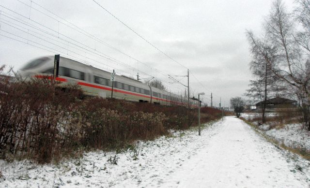 Eisvogelrevier Rahlau und ICE