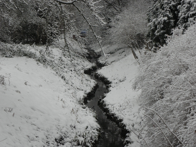 Eisvogelrevier Rahlau nach dem Sturmtief Daisy im Januar 2009