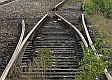 ehemalige Weiche 6 in W1 des Bahnhofs falkenhagen (Kr. Nauen) Zustand 2010