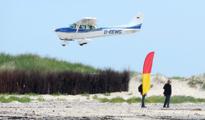 D-EEWG Landeanflug in Helgoland