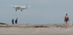 D-EOEULandeanflug auf der D&uuml;ne Helgoland