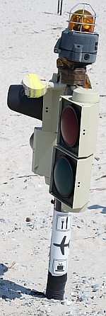 Ampel auf der D&uuml;ne Helgoland