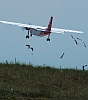 D-IFBN im Vogelschwarm auf der D&uuml;ne Helgoland