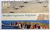 Briefmarke 100 Jahre Vogelwarte Helgoland