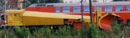 Schneepflug der Bahn