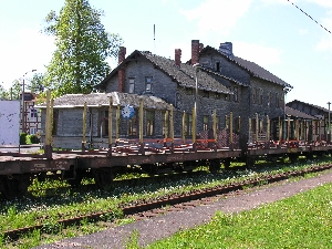  G&uuml;terwagen Bahnhof Schleusingen