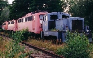 Schrottzerlegeplatz der Bahn in Cottbus